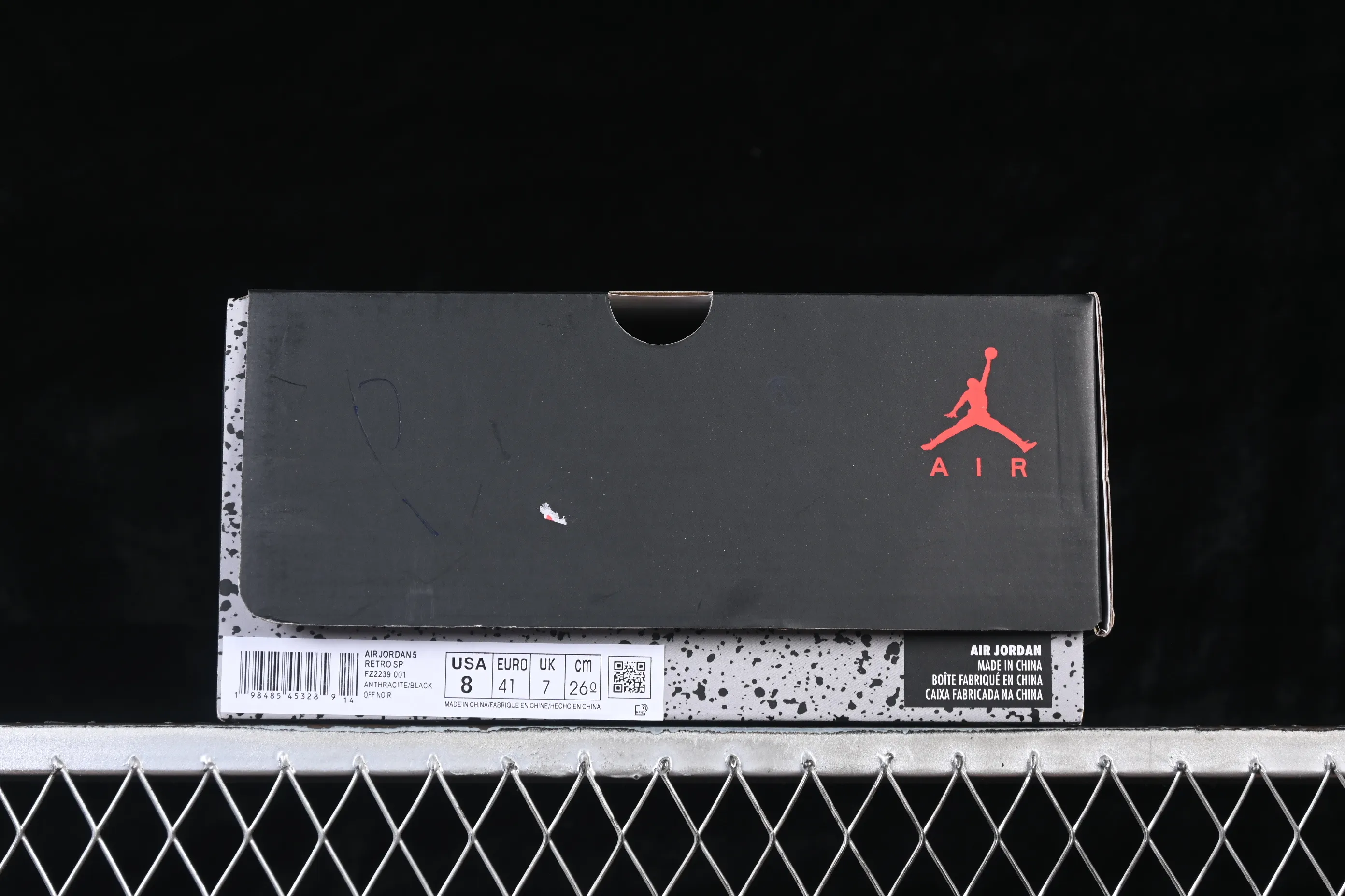 All categories Air Jordan Jordan series basketball shoes Air Jordan 5 Air Jordan 5 Retro "Black Cat" AJ5 Joe 5 Black Cat FZ2239-001